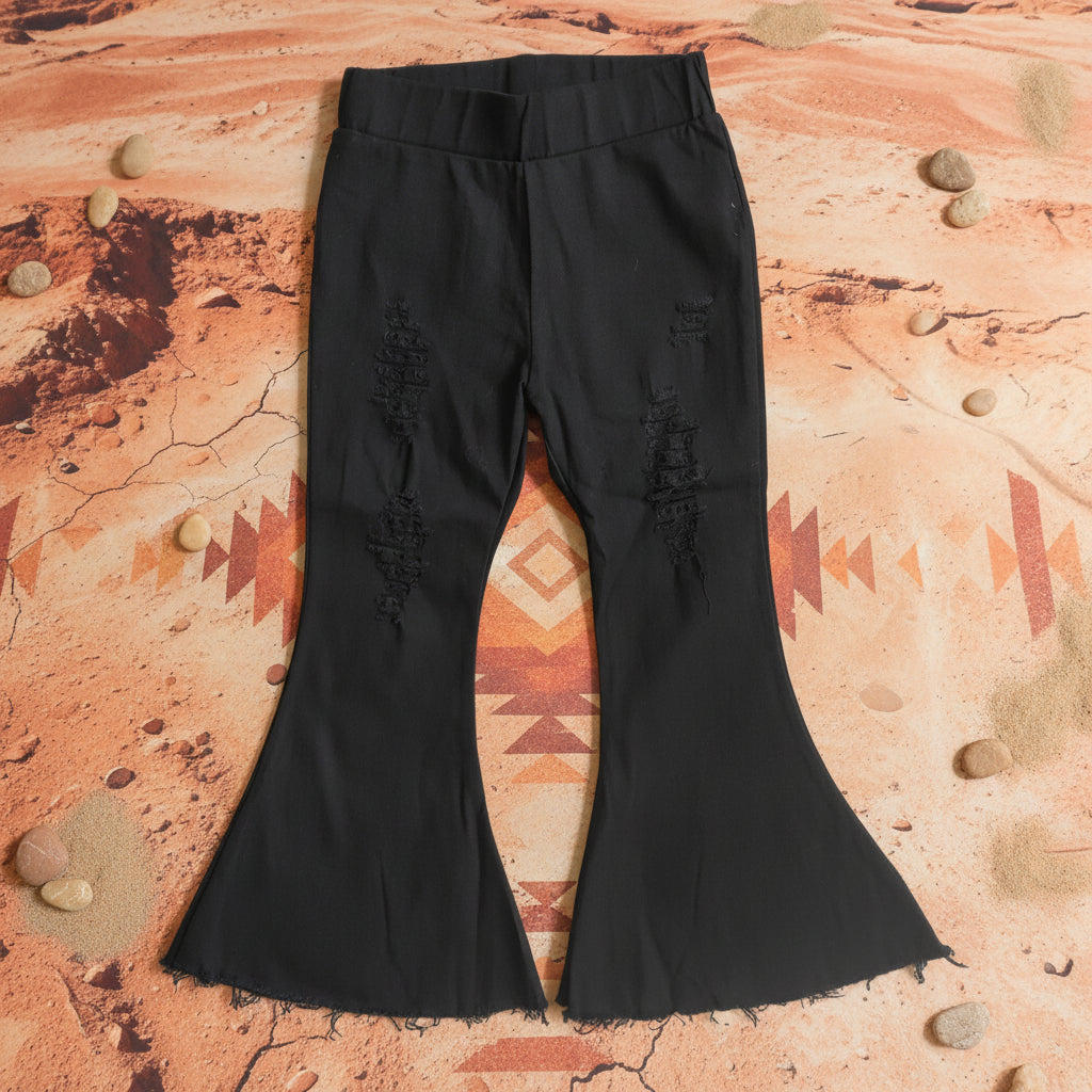 Girl Black Denim Pants