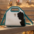 Trinity Ranch Genuine Hair-On Cowhide Satchel Crossbody Bag