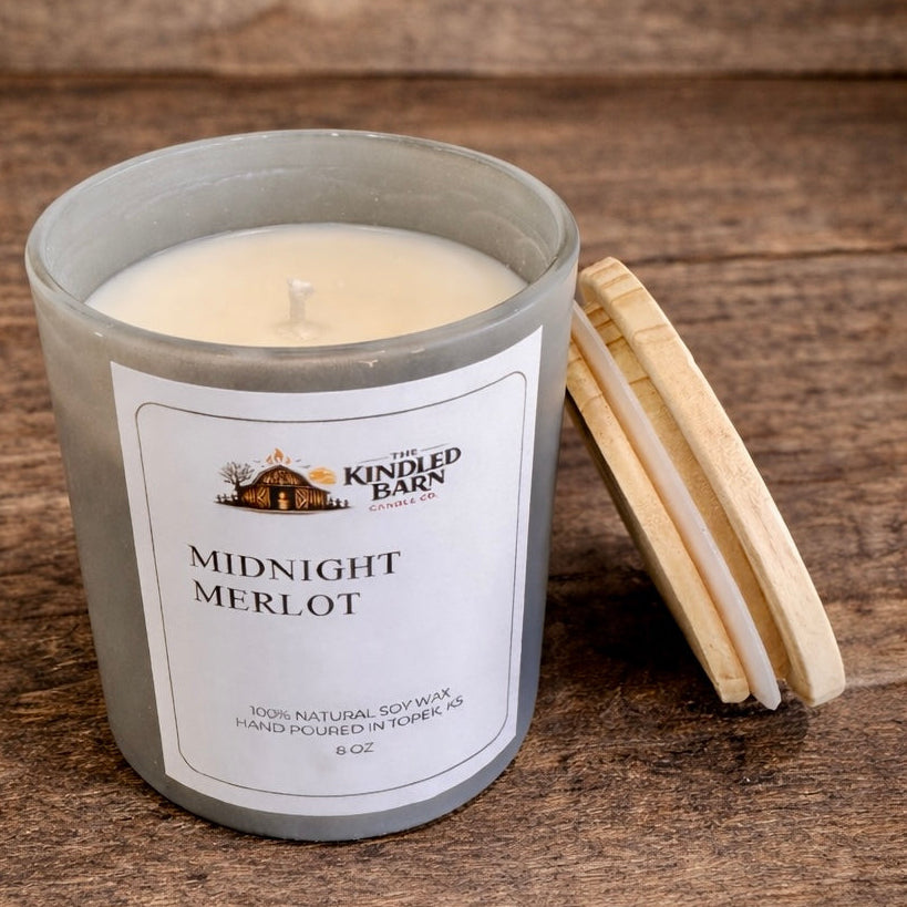 8 oz Bamboo Lid Candle