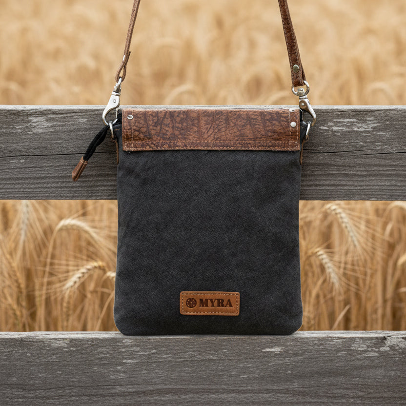 Myra Bag - Rustler Bend Canvas & Hairon Bag