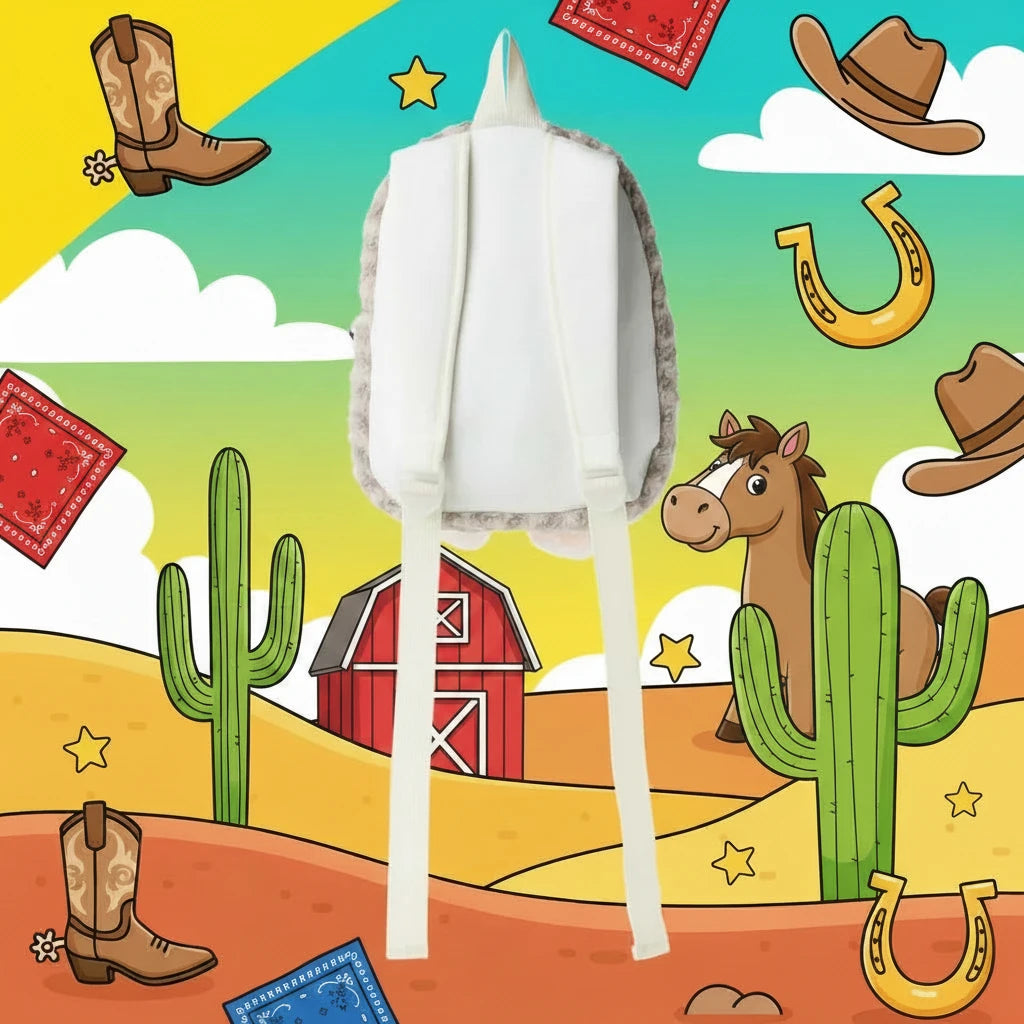 MiniMoozie Kids' Backpack in Blush White