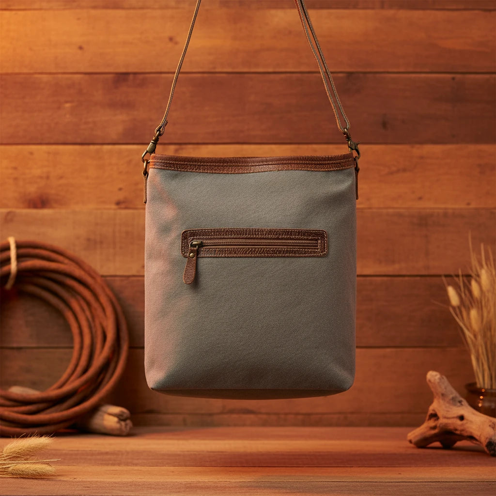 Sagebrook Jacquard Upcycled Canvas Bag