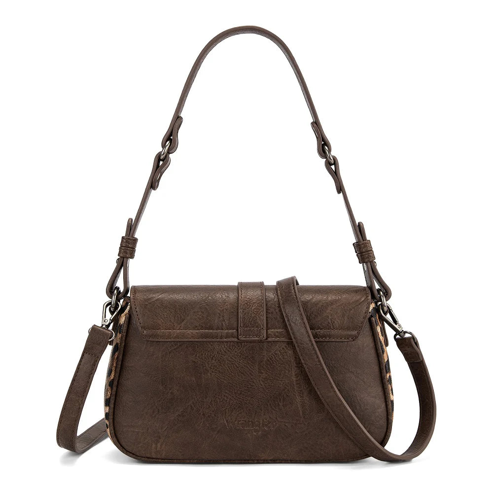 Wrangler Western Buckle Studded Shoulder Crossbody Bag