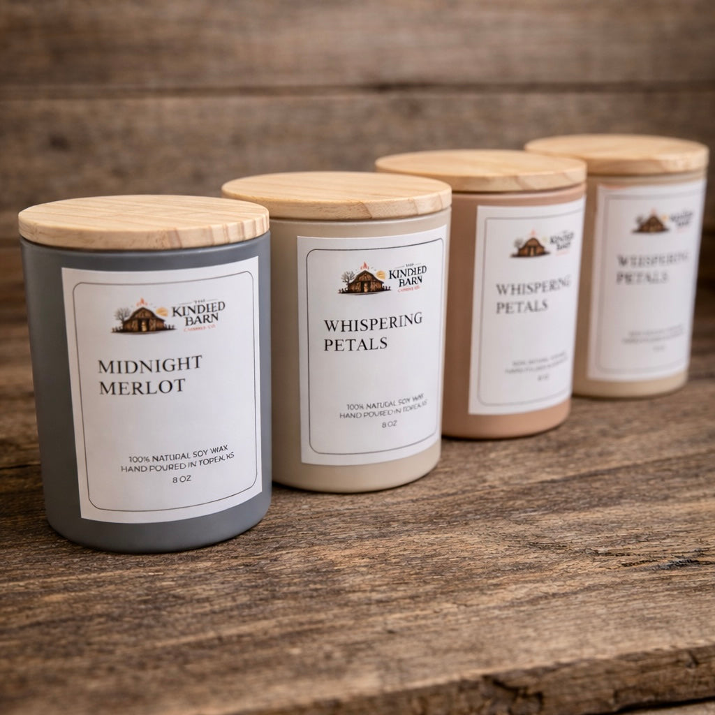 8 oz Bamboo Lid Candle