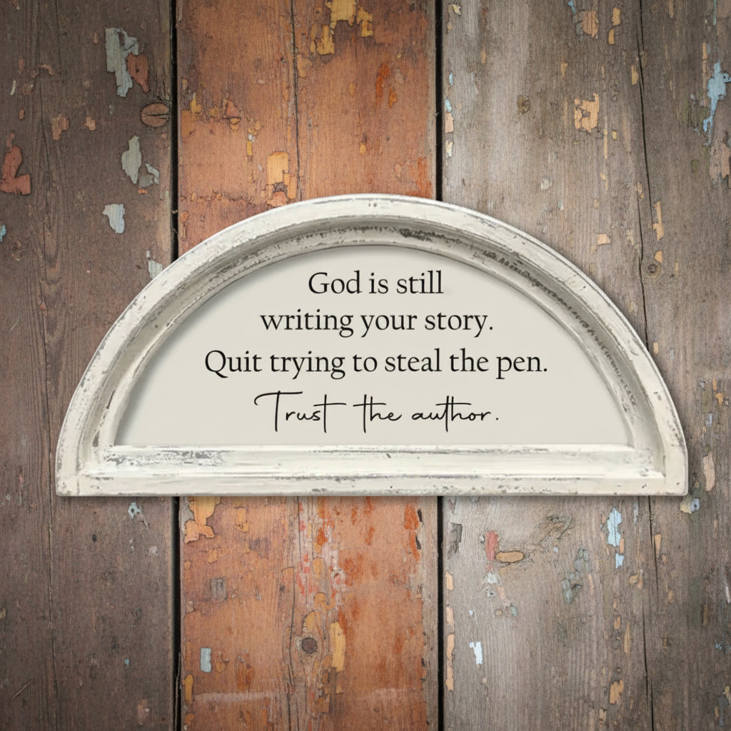 Framed Canvas - Trust the Author