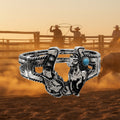 Western Cowboy Horseshoe Shape Bangle Bracelet