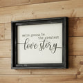 Framed Canvas - Greatest Love Story