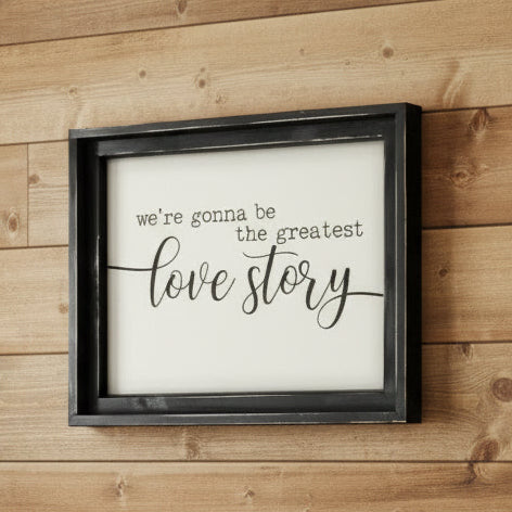 Framed Canvas - Greatest Love Story