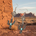 Saguaro Sentinels Earrings in Blue