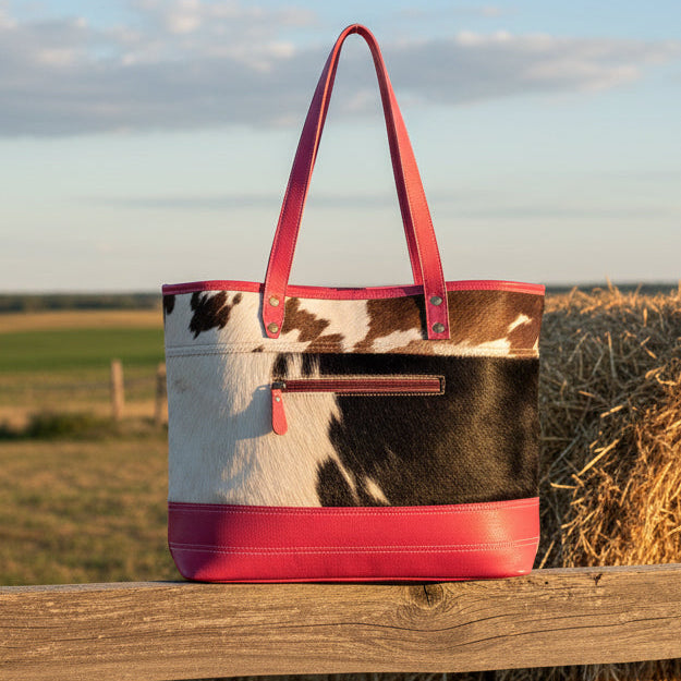 Myra Bag - Letterstone Trail Leather & Hairon