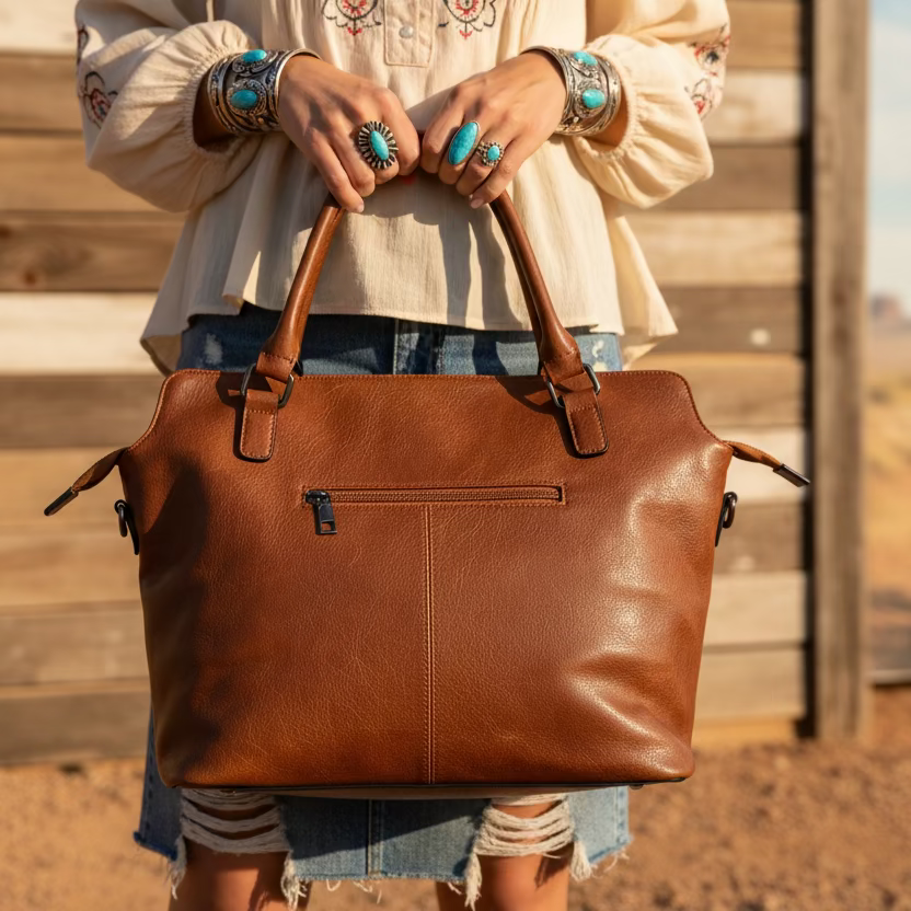 Genuine Leather Shoulder/Crossbody Bag