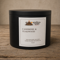 16 oz Black Tin - Cotton Wick