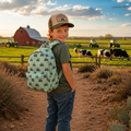Green Tractors Kids Backpack