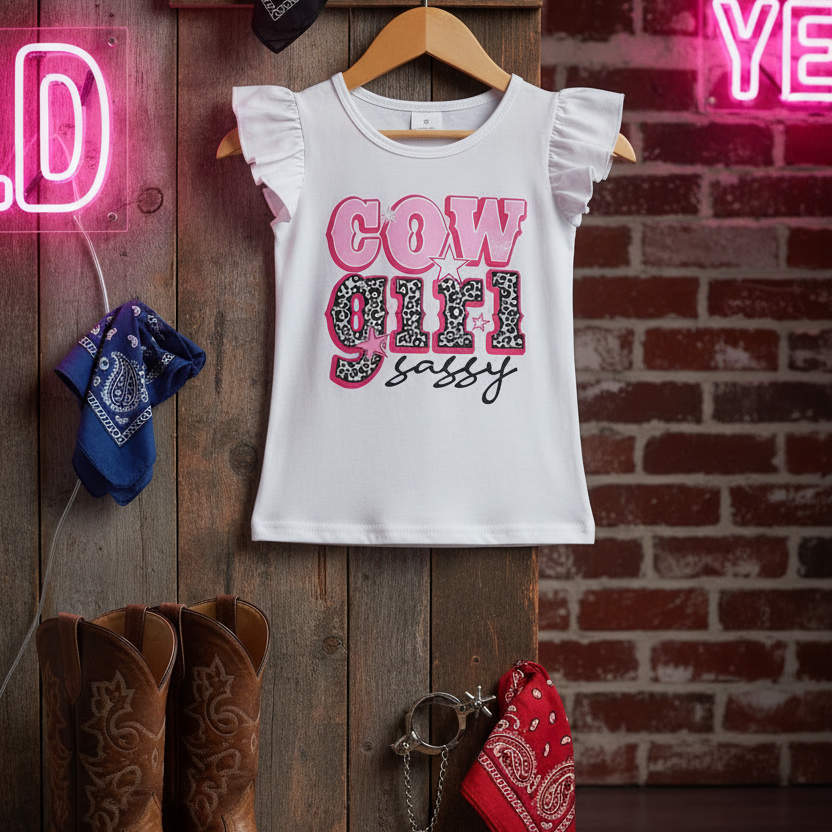 Cow Girl Sassy Top