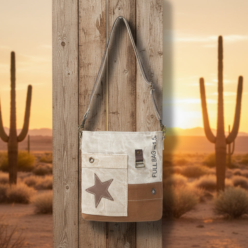Leather Star Small & Cross Body Bag